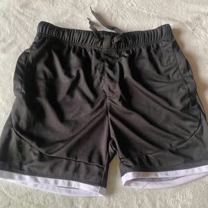 Short gym shorts black medium